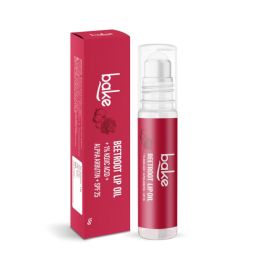 Bake Cosmetics:   1% Kojic Acid + Alpha Arbutin Beetroot Tinted Lip Balm Oil SPF 25 PA+++
