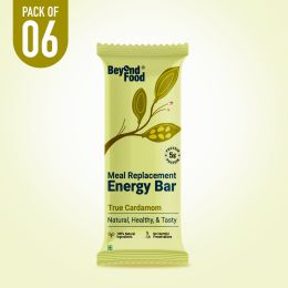 Beyond Food: Meal Replacement Energy Bar - True Cardamom (Pack of 6)