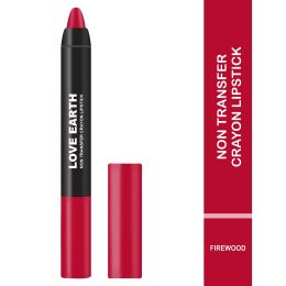 Love Earth: Transfer proof crayon lipstick-Firewood