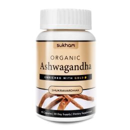 Sukham: Sukham Organic Ashwagandha Capsules