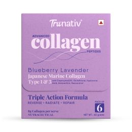 TruNativ: Advanced Collagen Powder - Blueberry Lavender (10g x 6 Sachets)