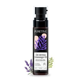 Puretive: De-Stress Massage Oil | Relieves Physical Tension | Deeply Relaxes and Hydrates