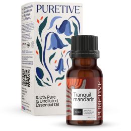 Puretive: Botanics Mandarin Essential Oil | Citrus Fragrance | Ideal for Diffusers, Aromatherapy