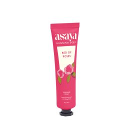 Asaya: Running Deep Bed of Roses Lush Hand Cream- 30g