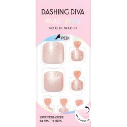 Dashing Diva:    MAGICPRESS Gold Sugar (Pedi)