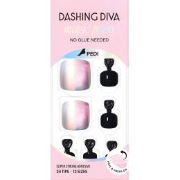 Dashing Diva: MAGICPRESS Black Aurora (Pedi)