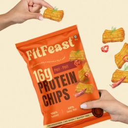 FitFeast: FitFeast Protein Chips Peri Peri | 60g EachPack of 6