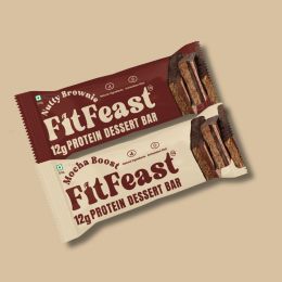 FitFeast: Protein Bars Layer Assorted | 50g EachPack of 18