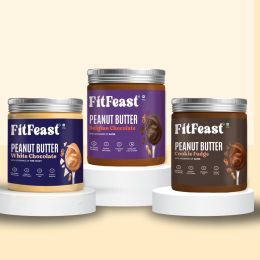 FitFeast: FitFeast Peanut Butter Combo | 400gms EachPack of 3