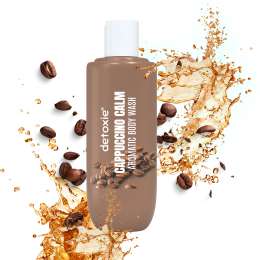 Detoxie: Detoxie Fruit-Infused Body Wash & Loofah Combo | Coffee, Blueberry & Pomegranate | 3 * 250 ml Each | Men & Women | For Refreshed & Smooth Skin | Value Pack | Toxin Free