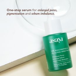 Asaya: 10% Niacinamide Face Serum with Alpha Arbutin - 30 ml