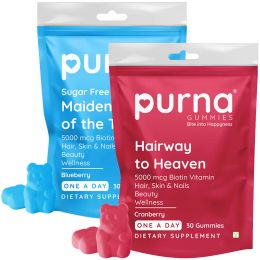 Purna Gummies: Combo- Hairway to heaven + Maiden of The tower (30 gummies each)