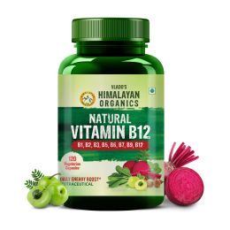 Vlado's Himalayan Organics: Plant Based Vitamin B12 Natural- 120 Veg Capsules