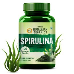 Vlado's Himalayan Organics: Spirulina - 2000mg - 120 Veg Capsules