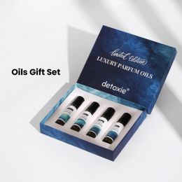 Detoxie: Detoxie | Luxury Parfum Oil (Attar) Gift Set - Limited Edition | Non-Alcoholic| Long Lasting | Oud, Sugar, Vanilla, Amber, Tonka Bean, Patchoulli, Grapefruit, Mandarin & Rose | Unisex | 32 ml