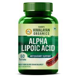 Vlado's Himalayan Organics: Alpha Lipoic Acid 300mg | Boost Liver Function, Healthy Blood Sugar, Antioxidant | 60 Veg Tablets