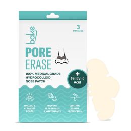Bake Cosmetics: 2% Salicylic Acid Nose Strips for Pore Cleansing & Blackheads Removal-Pack of 3 Strips