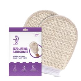 Bake Cosmetics: Exfoliating Bath Glove for Dead Skin, Tan Removal, Strawberry Skin, Body Acne , Ingrown Hair & Body Exfoliator for Dry Patches