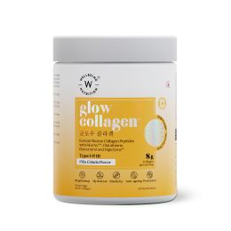 Wellbeing Nutrition: Glow Korean Marine Collagen Peptides with Type I & III - Pina Colada 250g