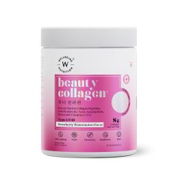 Wellbeing Nutrition: Beauty Korean Marine Collagen Peptides with Type I & III Strawberry Watermelon 250g