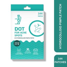 Bake Cosmetics: 2% Salicylic Acid Pimple Patches for Active Acne & Acne Prone Skin With Hydrocolloid Waterproof Patches -Pack of 144