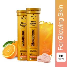 SETU: Skin Renew - Orange Flavour - 30 Effervescent Tablets