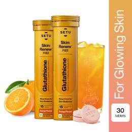 SETU: Skin Renew - Orange Flavour - 30 Effervescent Tablets