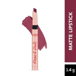 Jaquline USA: Kisses & Pouts Transfer Proof Matte Lipstick 1.4gm First Kiss 08