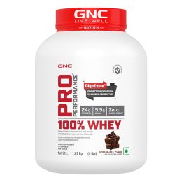 GNC: Pro Performance 100% Whey Protein Powder | Chocolate Fudge | 4 lbs
