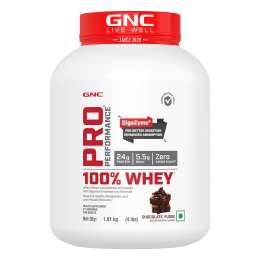 GNC: Pro Performance 100% Whey Protein Powder | Chocolate Fudge | 4 lbs