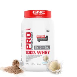 GNC: Pro Performance 100% Whey Protein Powder | Vanilla Cream | 2 lbs