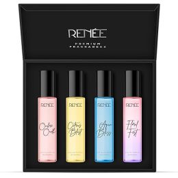 Renee Cosmetics: Women's Signature Liquid Perfume Gift Set Pack of 4 15ml Each
