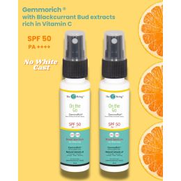 The Co Being: ON THE GO Set of 2 All Natural Face and Body Suncscreen Spray 20ml