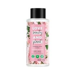 Love Beauty And Planet: Moisturising Body Wash 400ml|| with Murumuru Butter & Rose|| Sulfate Free|| Paraben Free- Liquid Shower Gel