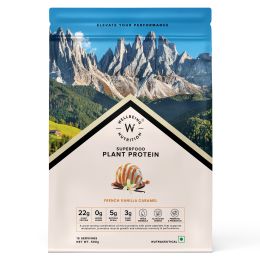 Wellbeing Nutrition: Superfood Plant Protein - Vanilla Caramel - 500 gm