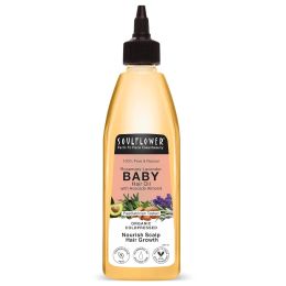 Soulflower: Soulflower Rosemary Lavender Baby Hair Oil 225ml