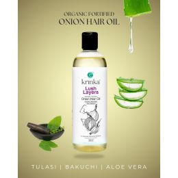 The Co Being: Lush Layers Organic-Fortified Onion hair oil - 200ml