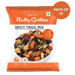 Nutty Gritties: Spicy Trail Mix -240g (10 Pack of 24g each)