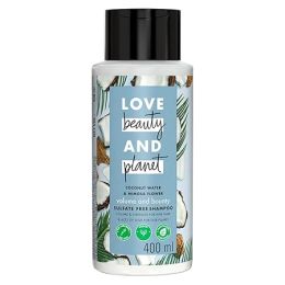 Love Beauty And Planet: Coconut Water and Mimosa Flower Sulfate Free Volume and Bounty Shampoo, 400ml