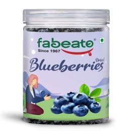 Fabeato: Premium Dried Whole Blueberries 250g - Naturally Sweet & Juicy -Rich in Antioxidants & Fiber - Dried Berries  - Vitamin Rich Berries.