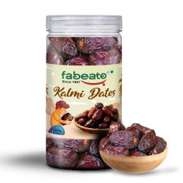 Fabeato: Premium Kalmi Dates/Khajoor 400g  Rich Source of Potassium & IronNaturally SweetNo Added Sugar.