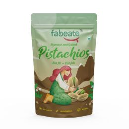 Fabeato: Premium Roasted & Salted Pistachios -combo (2*500gm)