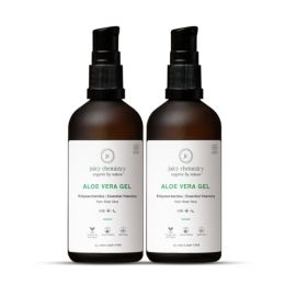 Juicy Chemistry: Organic Aloe Vera Gel, 100 g (Pack of 2)