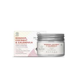 Juicy Chemistry: Rosehip, Coconut & Calendula Rash Balm, 25gm, Certified Organic Baby Rash Cream Balm, Natural Rash Cream for Baby, Calms diaper rash, Moisturises & Soothes Suitable for Sensitive Skin