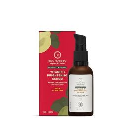 Juicy Chemistry: Vitamin C Brightening Serum, 10 ml | Natural Vitamin C Serum for Glowing, Brighter & More Radiant Skin | Beginner Friendly Potent, Bioavailable Serum | Cruelty-free & 100% Vegan