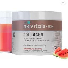 HK Vitals: Skin Radiance Collagen Supplement with Biotin, Watermelon, 100 g