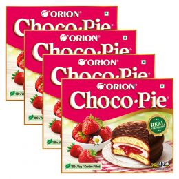 ORION: Strawberry Choco Pie - Pack of 4