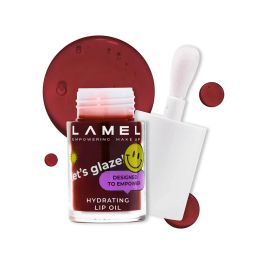 Lamel: Hydrating Lip Oil LET`S GLAZE 404 Chocolate cookies