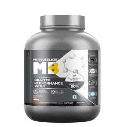 HK Vitals: Biozyme Performance Whey, Labdoor USA Certified (Kesar Thandai, 2 kg / 4.4 lb, 55 Servings)