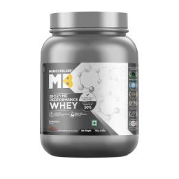 Muscle Blaze: Biozyme Performance Whey Protein, (Informed Choice UK, Labdoor USA Certified) with US Patent Filed EAF® (Rich Chocolate, 750 g / 1.6 lb)